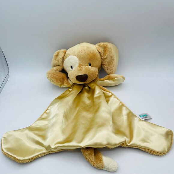 GUND Plush Stuffed Puppy Dog Lovey SPUNKY HUGGYBUDDY Satin Blanket for Baby - Picture 1 of 6